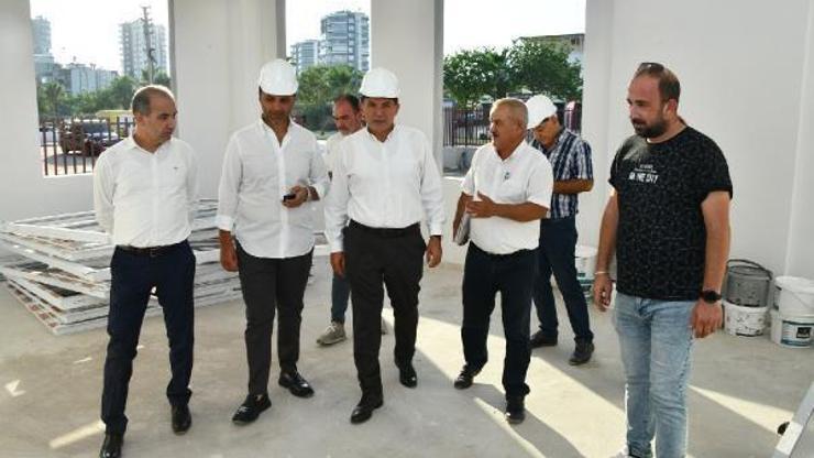 Başkan Abdullah Özyiğit, ikinci BETEMin inşaatını inceledi