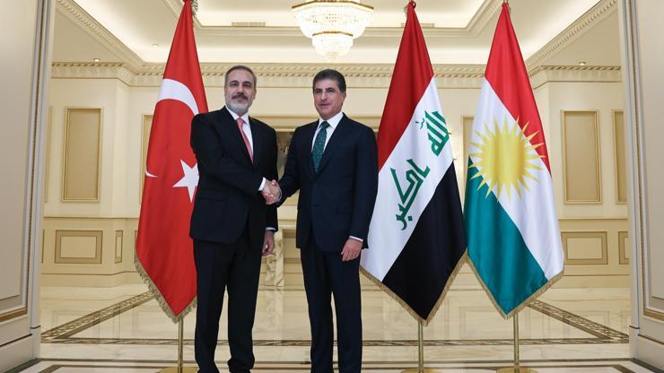 Bakan Fidan, IKBY Başkanı Barzani ile görüştü