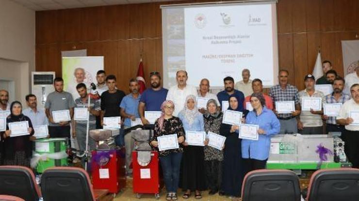 Adanada dezavantajlı alanlara makine desteği