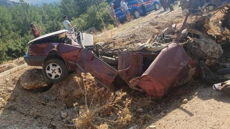 Finikede kaza: 1 ölü, 1 yaralı