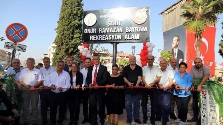 Alaşehirde Şehit Onur Ramazan Bayram Rekreasyon Alanı açıldı