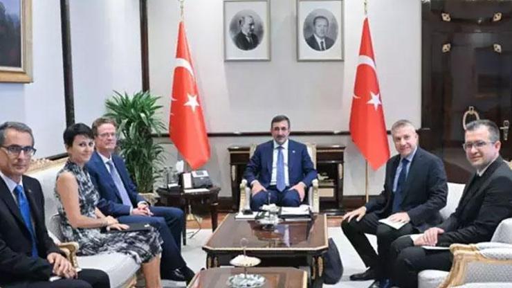 Cevdet Yılmaz, AB Türkiye Delegasyonu Başkanı ile görüştü