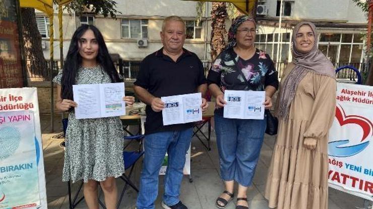 Alaşehir İlçe Sağlık Müdürlüğünden Sağlıklı Hayat Merkezi standı