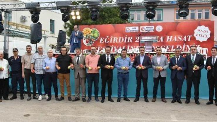 Eğirdirde Elma Hasat Festivali yapıldı
