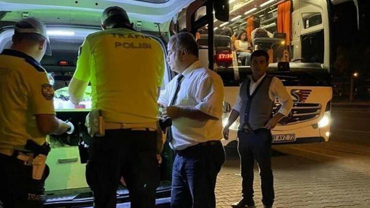 Aydında otobüs kazalarını önlemek amacıyla denetim noktası kuruldu