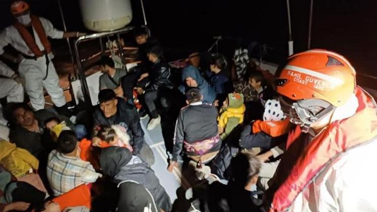 İHAlar tespit etti: Aydın açıklarında 52 düzensiz göçmen yakalandı