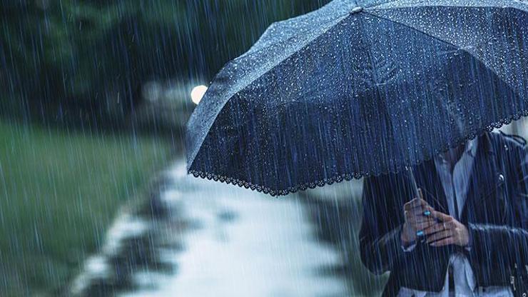 Meteoroloji tek tek saydı 5 ile gök gürültülü sağanak yağış uyarısı