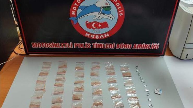 Edirne’de uyuşturucuyla yakalanan şüpheliye tutuklama