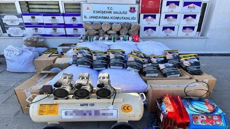 Eskişehir’de kaçak sigara operasyonu