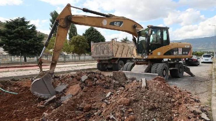 Başkan Eroğlu çalışmaları yerinde inceledi