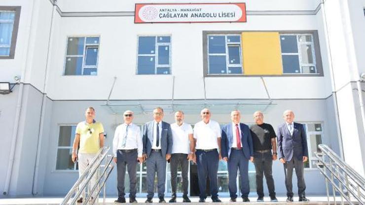 Manavgat Çağlayan Anadolu Lisesinde eğitim başladı