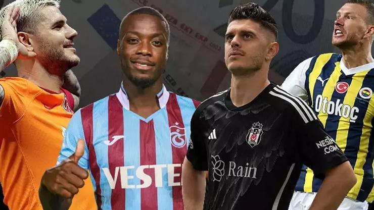 Dört büyükler kadrolarına 249 milyon euro harcadı
