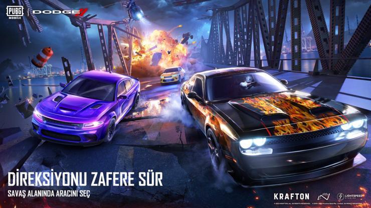 PUBG MOBILE Dodge ile iş birliği yaptığını duyurdu