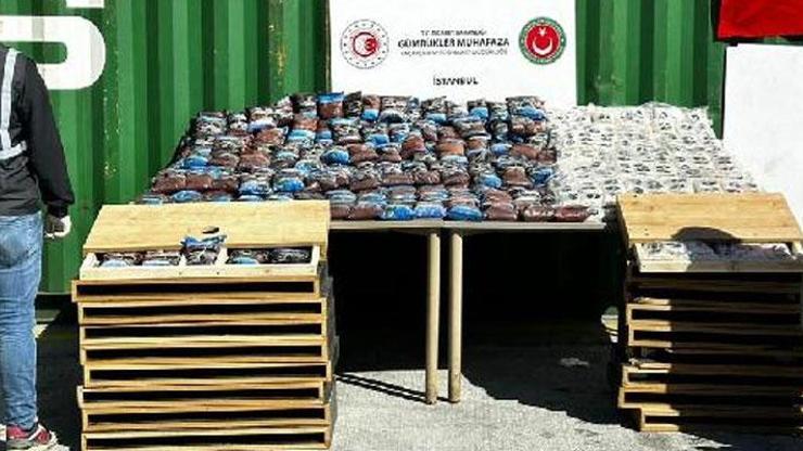 İstanbulda büyük operasyon: 424 kilo uyuşturucu ele geçirildi