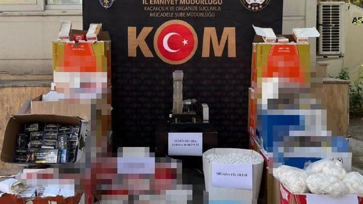 Osmaniye’de 493 bin 178 makaron ele geçirildi
