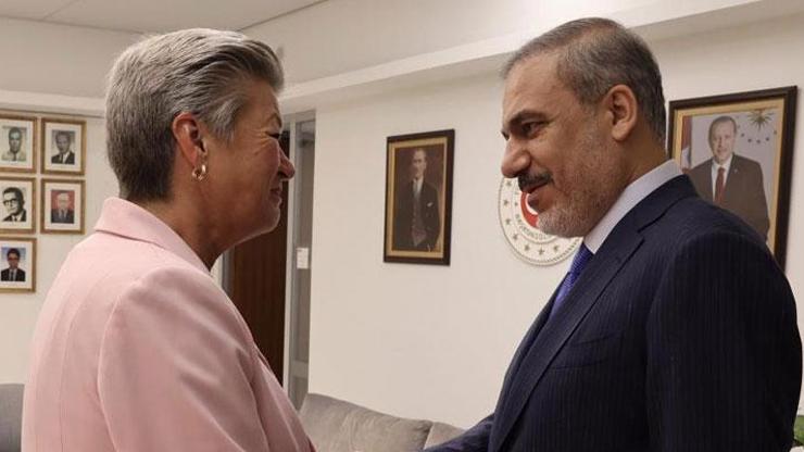 Dışişleri Bakanı Fidan, AB İçişleri Komiseri Johansson’la görüştü
