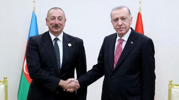 Cumhurbaşkanı Erdoğan Aliyev ile görüştü Azerbaycana destek mesajı