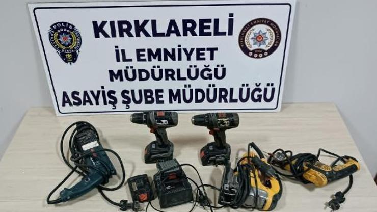 Kırklarelide 27 hırsızlığın 5 şüphelisi tutuklandı