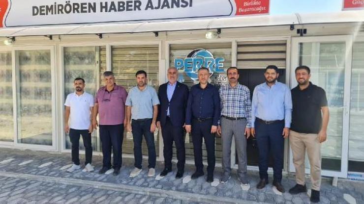 Milletvekili Özhandan DHA Muhabiri Alana ziyaret