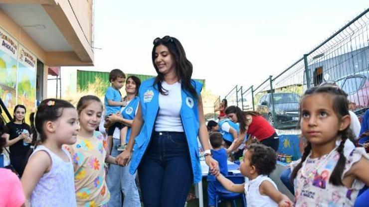 Yenişehir Belediyesi ekipleri Hatayda çocuklarla buluştu