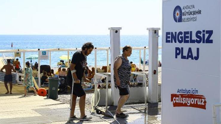 Engelsiz Plaj turistlerin de gözdesi