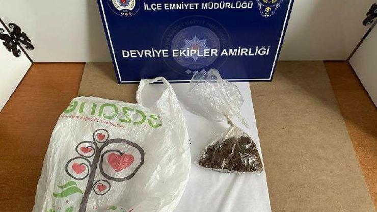 Edirne’de uyuşturucuyla yakalanan 2 şüpheliye gözaltı