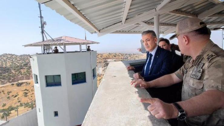 Mardin Valisi Akkoyun, üs bölgelerini inceledi