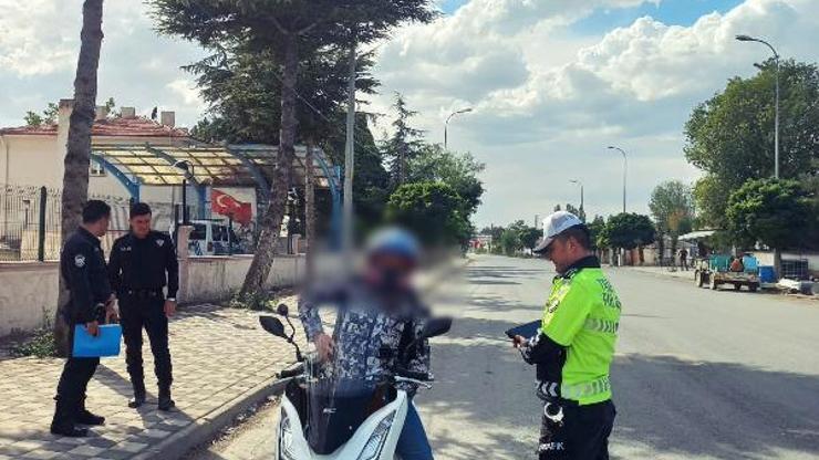 Afyonkarahisarda motosiklet sürücüleri denetlendi