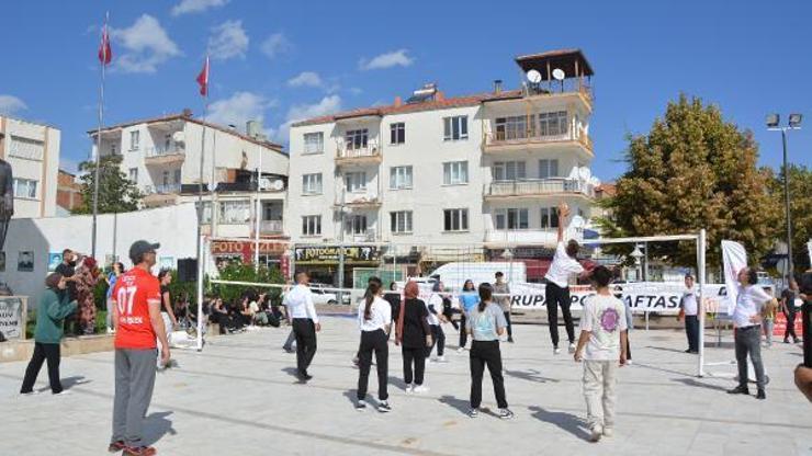 Korkutelinde Amatör Spor Haftası etkinlikleri