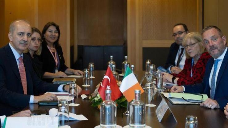 TBMM Başkanı Kurtulmuş, İrlandalı ve İsrailli mevkidaşları ile görüştü