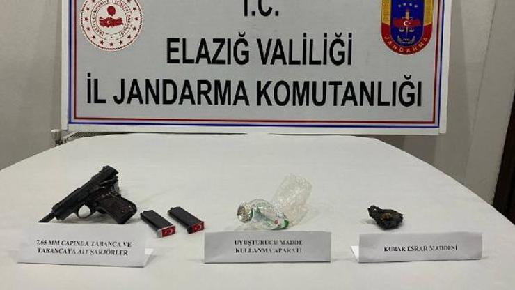 Elazığ’da uyuşturucuya 2 gözaltı