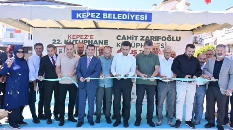 Kepezin 18inci kütüphanesi kapılarını açtı