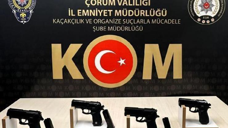 Çorum polisinden kaçakçılara yönelik operasyon