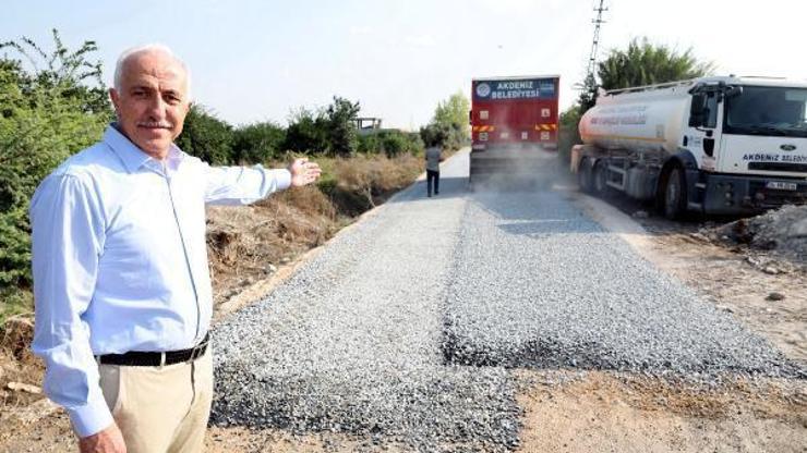 Başkan Gültak, soğuk asfalt serim çalışmalarını yerinde inceledi