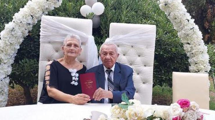 Huzurevinde tanışıp evlendiler