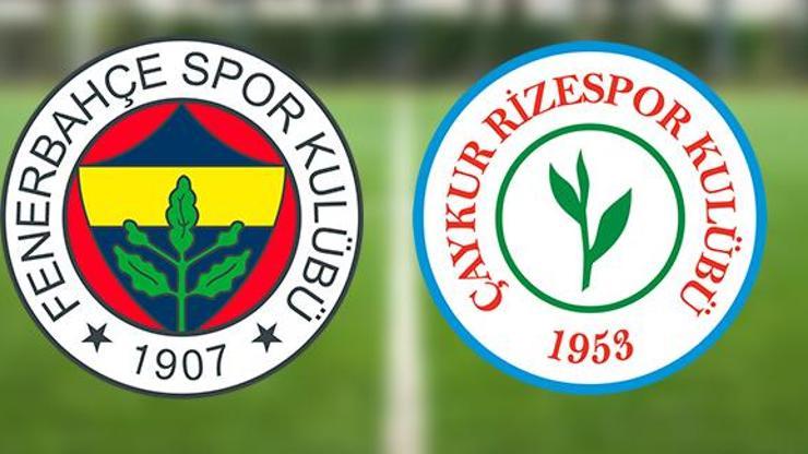 Fenerbahçe Çaykur Rizespor maçı ne zaman FB Çaykur Rizespor maçı saat kaçta