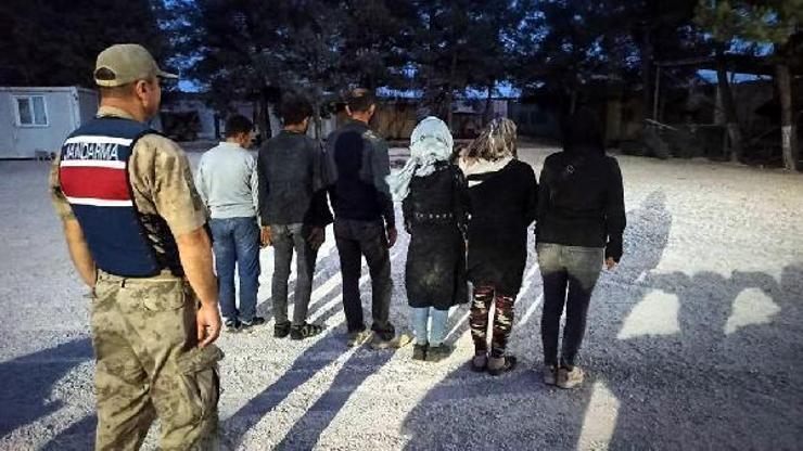 Kilis’te, 6 göçmen yakalandı