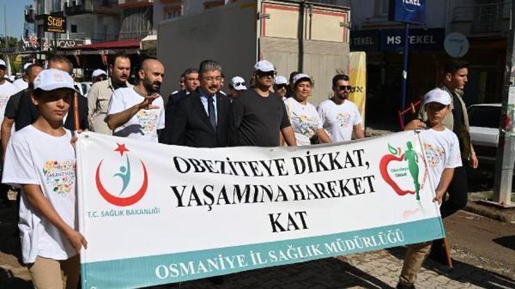 Osmaniye’de sağlıklı beslenme ve hareketli yaşam yürüyüşü