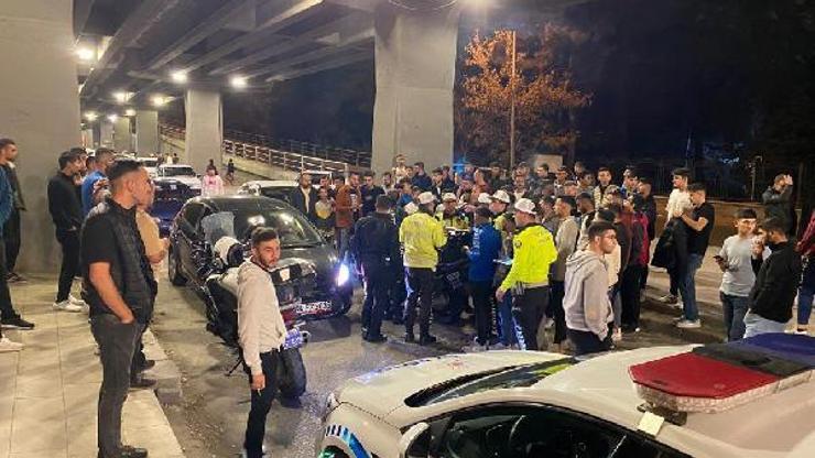 Ankarada modifiye araç ve egzoz uygulaması