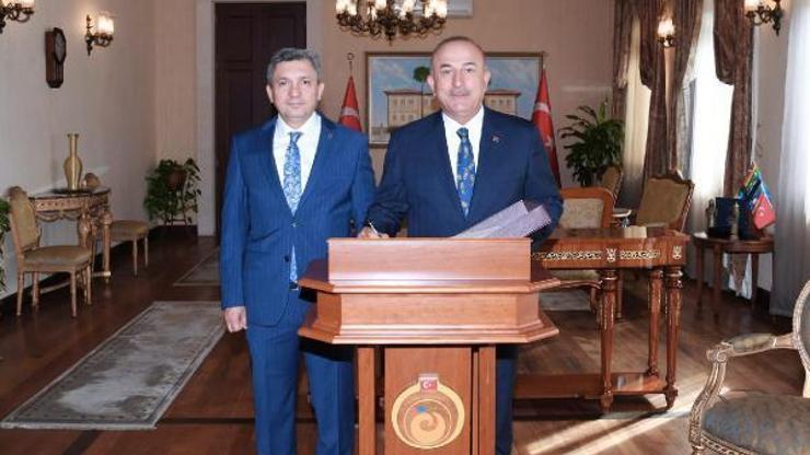Çavuşoğlu, Vali Şahin’i ziyaret etti