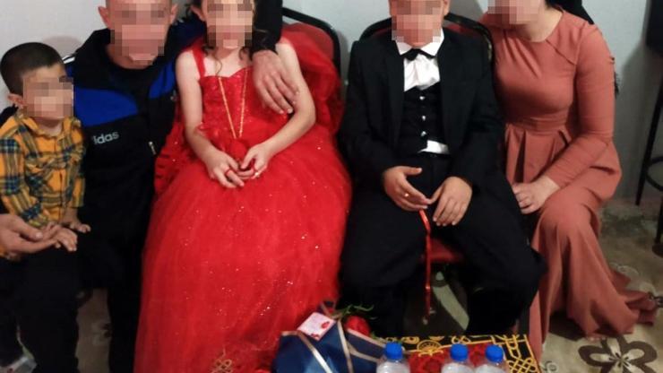 Mardin’de 8 ve 9 yaşlarındaki çocuklara nişan törenine inceleme