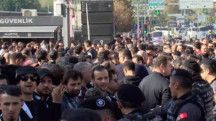 Beşiktaşlı taraftarların derbi yolculuğu başladı