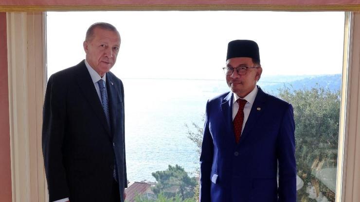 Cumhurbaşkanı Erdoğan, Malezya Başbakanı Enver İbrahim’i kabul etti