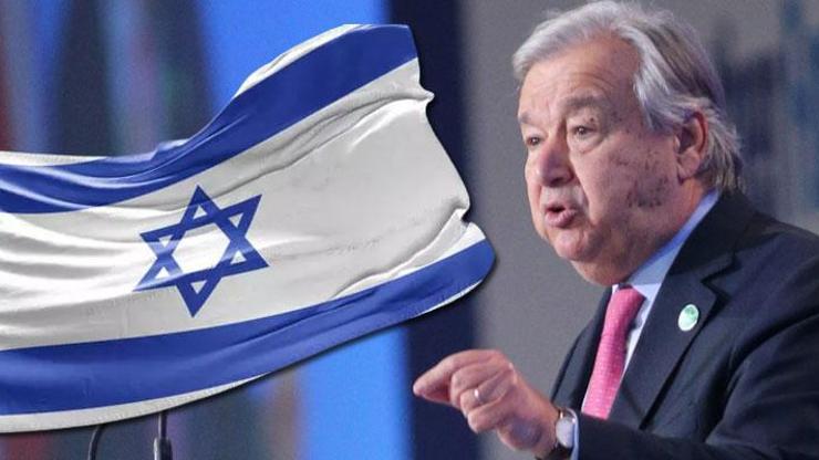 Hamas sözleri rahatsızlık verdi İsrail Guterresi hedef aldı