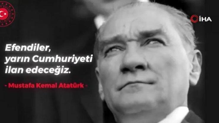 Dışişlerinden Cumhuriyetin 100. yılı için paylaşım