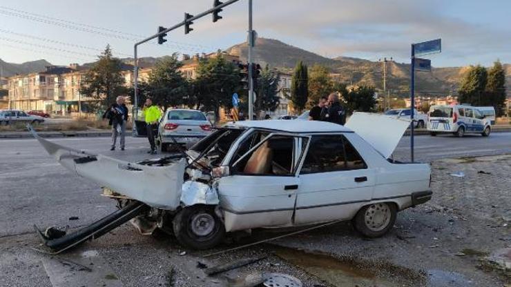 Burdurda kaza: 4 yaralı
