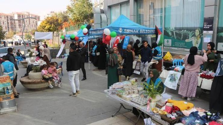 Şırnak’ta Filistinliler için kermes