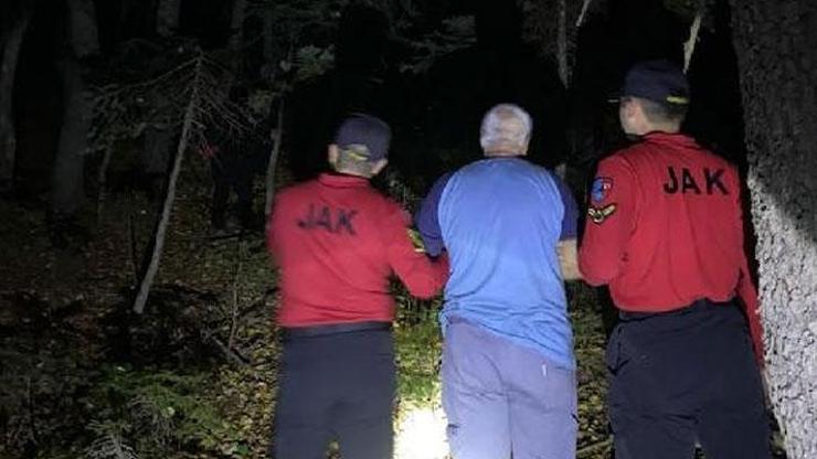 Uludağda kaybolan 2 kişiyi JAK buldu