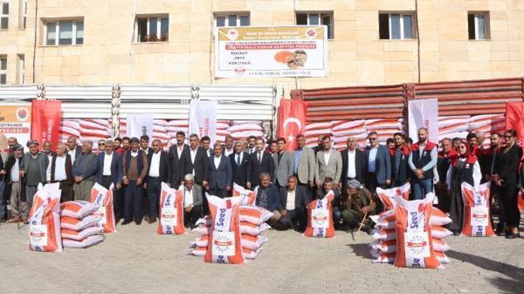 Şırnak’ta çiftçilere 304 ton sertifikalı tohum dağıtıldı