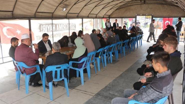 Şırnak’ta, hayatını kaybeden Filistinliler için mevlit okutuldu
